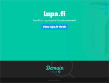 Tablet Screenshot of lupa.fi