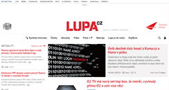 Desktop Screenshot of lupa.cz